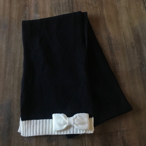 NWT Kate Spade Colorblock Bow Muffler Scarf - Picture 2 of 13
